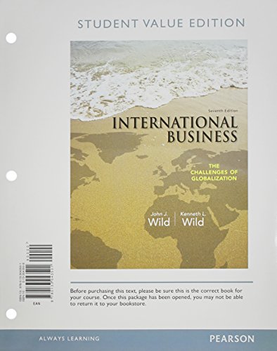 Book International Business: The Challenges of Globalization, Student Value Edition Plus 2014 MyManagementLab with Pearson eText -- Access Card Package (7th Edition) free