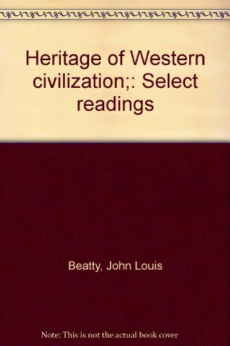 Book Heritage of Western civilization;: Select readings free