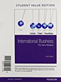 Book International Business: The New Realities, Student Value Edition Plus 2014 MyManagementLab with Pearson eText -- Access Card Package (3rd Edition) free