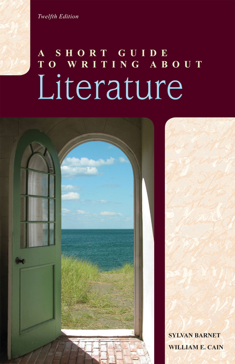 Book A Short Guide to Writing about Literature free