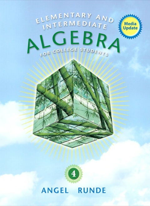 Book Elementary & Intermediate Algebra for College Students, Media Update free