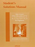Book Student's Solutions Manual for Miller & Freund's Probability and Statistics for Engineers free