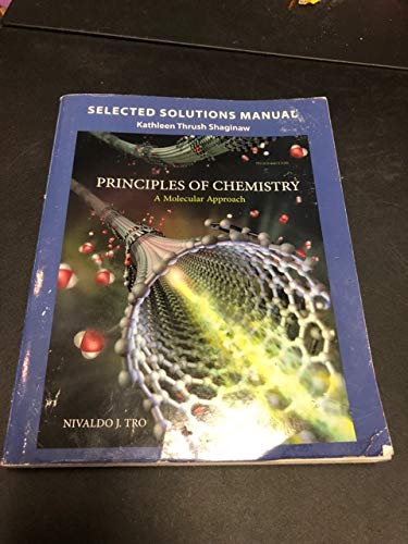 Book Complete Solutions Manual: Principles of Chemistry (A Molecular Approach) free