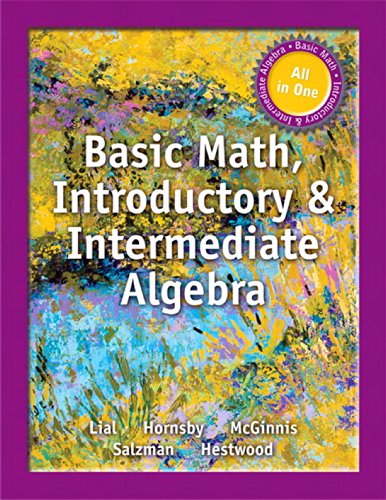 Book Basic Math, Introductory and Intermediate Algebra (2-downloads) (All in One Solutions) free