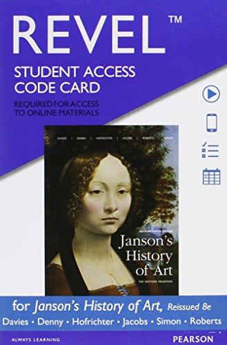 Book Revel for Janson's History of Art: The Western Tradition, Reissued Edition -- Access Card free