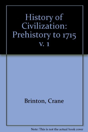 Book History of Civilization (v. 1) free