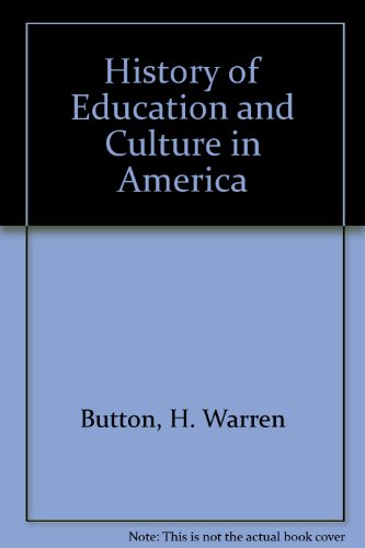 Book History of Education and Culture in America free