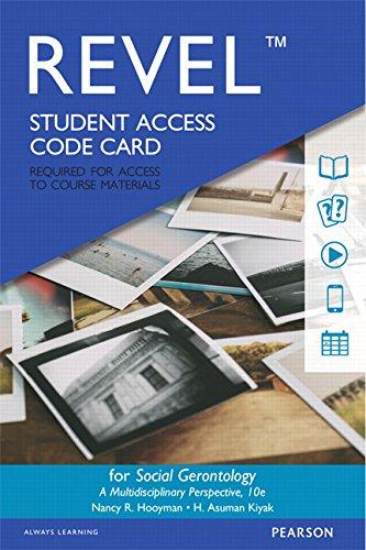 Book Revel for Social Gerontology: A Multidisciplinary Perspective -- Access Card free