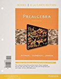Book Prealgebra, Books a la Carte Edition free