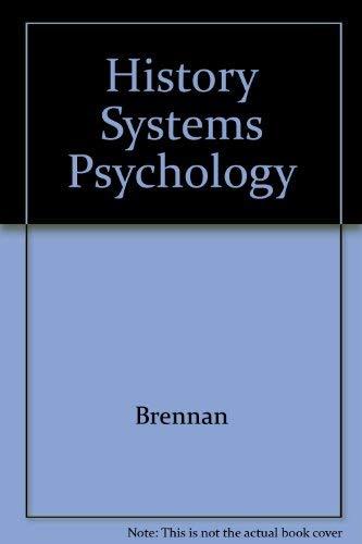 Book History and systems of psychology free