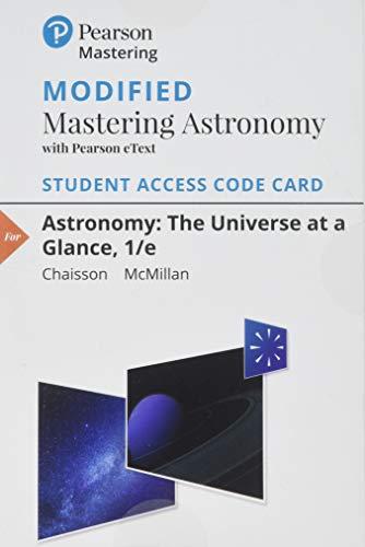 Book Modified Mastering Astronomy with Pearson eText -- Standalone Access Card -- for Astronomy: The Universe at a Glance (Film focus) free