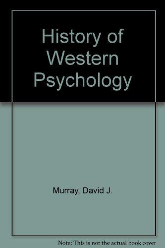 Book A history of Western psychology free