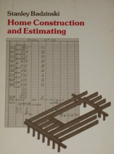 Book Home construction and estimating free