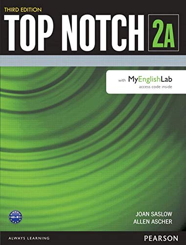 Book Top Notch 2 Student Book Split a with Mylab English free