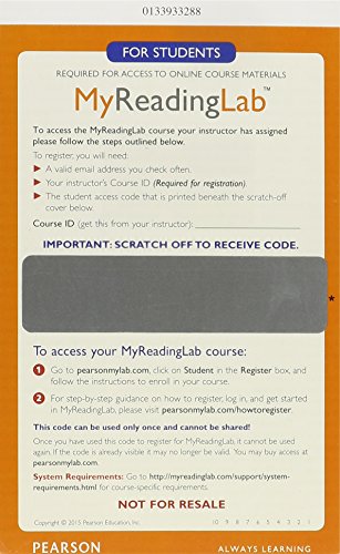 Book MyLab Reading Generic without Pearson eText -- Glue-in Access Card free