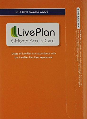 Book LivePlan 6-Month Access Card free