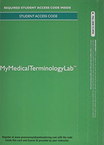 Book MyMedicalTerminologyLab without Pearson eText -- Access Card -- Medical Terminology A Living Language free