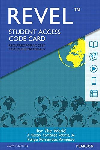 Book Revel for The World: A History Combined Volume -- Access Card free