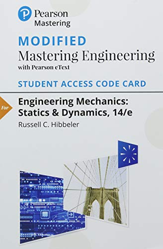 Book Modified Mastering Engineering with Pearson eText -- Access Card -- for Engineering Mechanics: Statics & Dynamics free