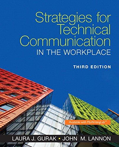 Book Strategies for Technical Communication in the Workplace Plus MyWritingLab with Pearson eText (3rd Edition) free