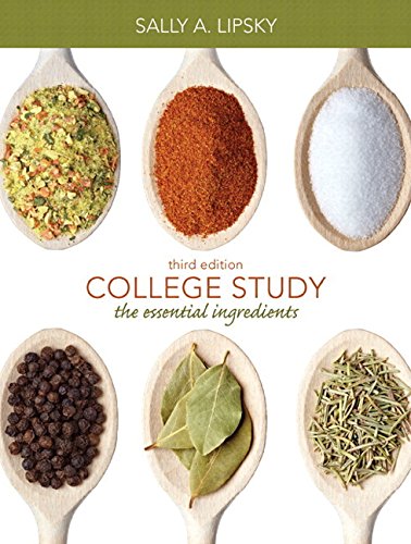 Book College Study: The Essential Ingredients Plus NEW MyLab Student Success Update -- Access Card Package (3rd Edition) free