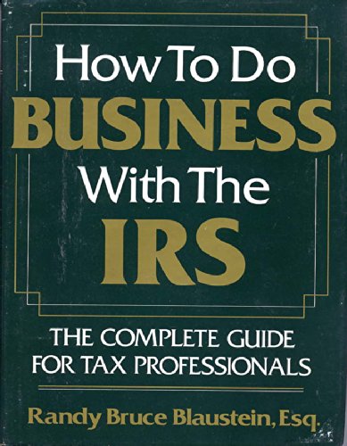 Book How To Do Business With The Irs free