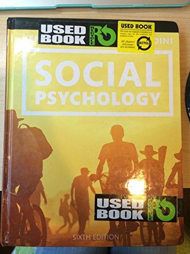 Book SOCIAL PSYCHOLOGY 6TH.ED. 2015 Hardcover kendrick free