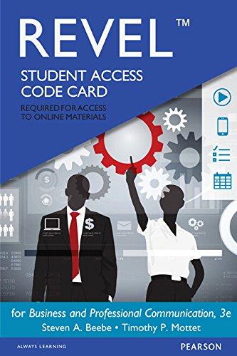 Book Business and Professional Communication Revel Access Code free