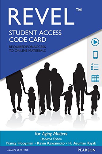 Book Revel for Aging Matters: An Introduction to Social Gerontology, Updated Edition -- Access Card free