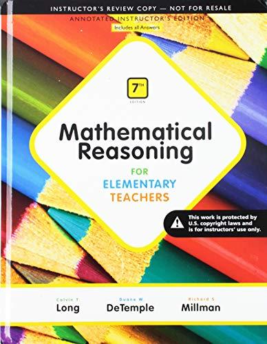 Book Mathematics Activities plus MML for Mathematical Reasoning for Elementary Teachers (7th Edition) free