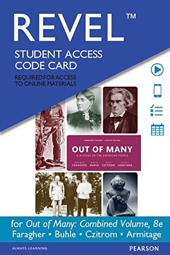 Book Revel for Out of Many: A History of the American People, Combined Volume -- Access Card (8th Edition) free