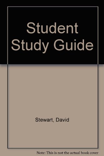 Book Student Study Guide free