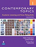 Book Contemporary Topics 1 Student Book with Streaming Video Access Code Card free