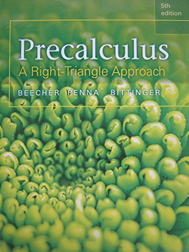 Book Precalculus A Right-Triangle Approach 5th Edition free
