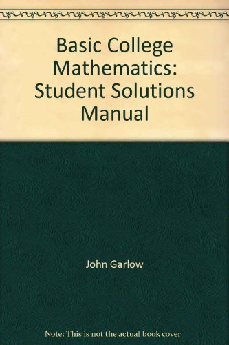 Book Intermediate Algebra. Student Solutions Manual free