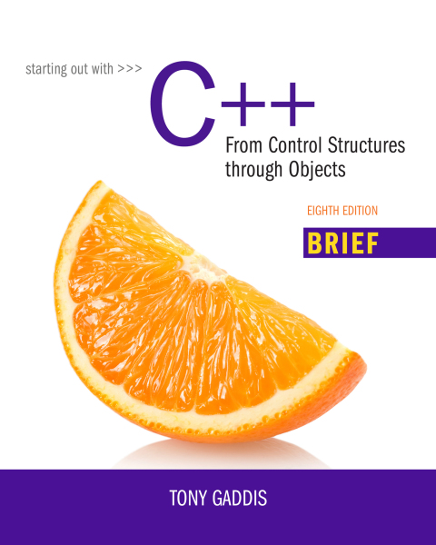 Book Starting Out with C++: From Control Structures through Objects (Brief Edition) free