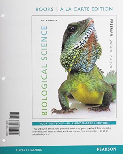 Book Biological Science, Books a la Carte Edition & Modified MasteringBiology with Pearson eText -- ValuePack Access Card -- for Biological Science Package free