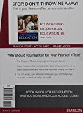 Book Foundations of American Education, Enhanced Pearson eText -- Access Card free