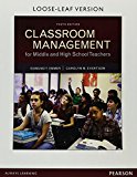 Book Classroom Management for Middle and High School Teachers, Loose-Leaf Version (10th Edition) free