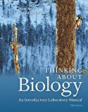 Book Thinking About Biology: An Introductory Laboratory Manual (5th Edition) free