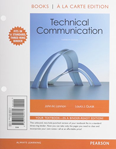 Book Technical Communication, Books a la Carte Plus NEW MyWritingLab with eText -- Access Card Package (13th Edition) free