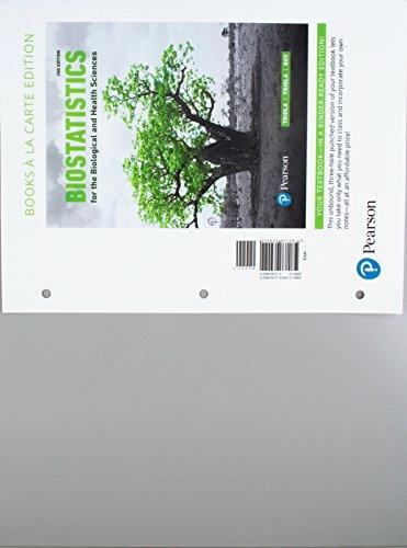Book Biostatistics for Health and Biological Science, Books a la Carte Edition free