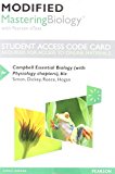 Book Modified Mastering Biology with Pearson eText -- Standalone Access Card -- for Campbell Essential Biology (with Physiology chapters) free
