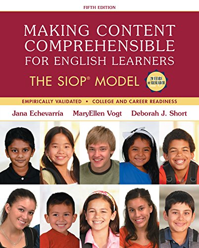 Book Making Content Comprehensible for English Learners: The SIOP Model (2-downloads) (SIOP Series) free