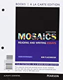 Book Mosaics: Reading and Writing Essays, Books a la Carte Edition (7th Edition) free