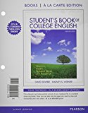 Book Student's Book Of College English: Rhetoric, Reader, Research Guide And Handbook, Books A La Carte Plus Mywritinglab With Pearson Etext -- Access Card Package (13th Edition) free