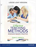 Book Effective Teaching Methods: Research-Based Practice, Loose-Leaf Version (9th Edition) free