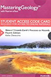 Book MasteringGeology with Pearson eText -- Standalone Access Card -- for Natural Hazards: Earth's Processes as Hazards (4th Edition) free