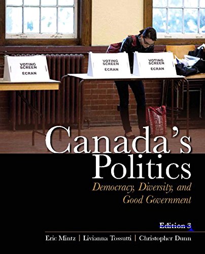 Book Canada's Politics: Democracy, Diversity and Good Government free