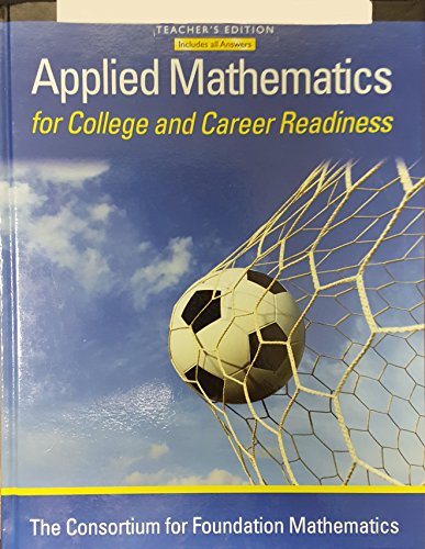 Book Applied Mathematics for College and Career Readiness, Annotated Teacher's Edition, 9780134059426, 0134059425, 2016 free